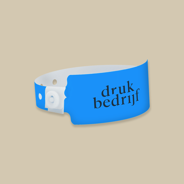 logo op vinyl polsbandjes