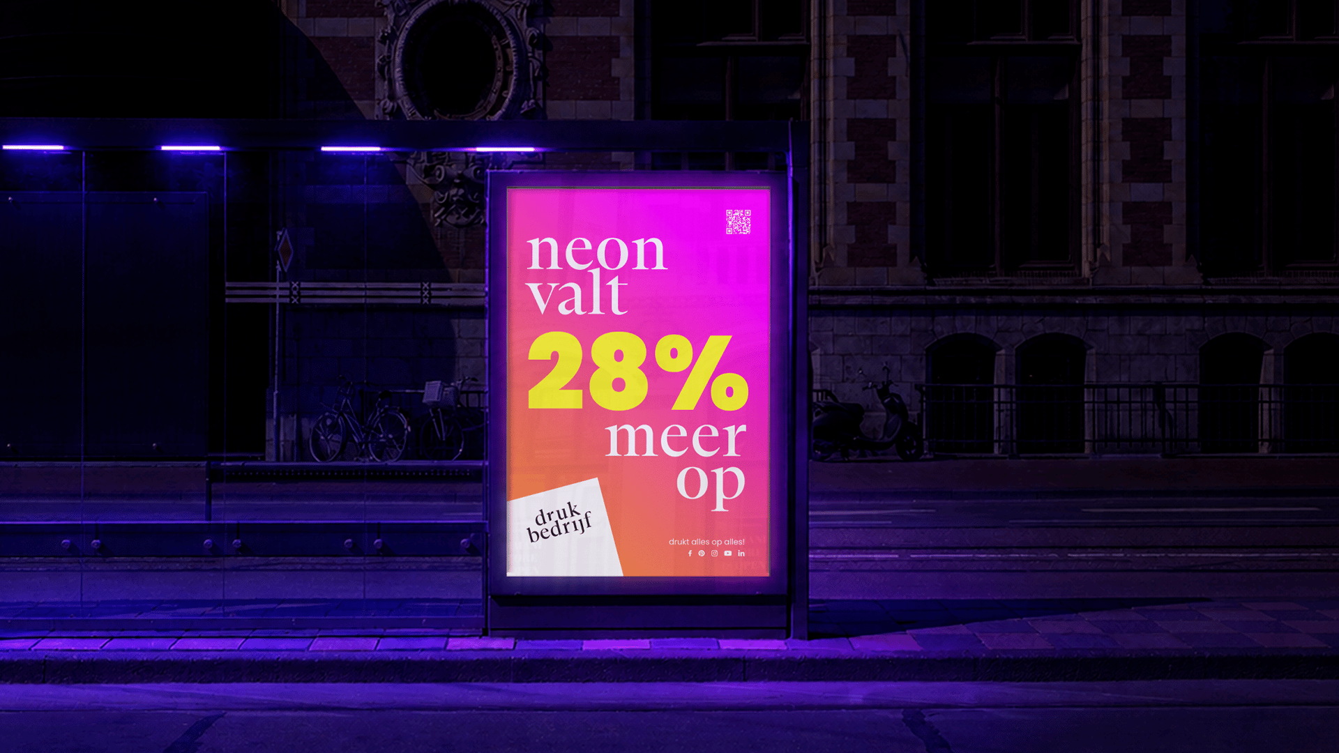 Neon print is de nieuwe standaard voor opvallend drukwerk