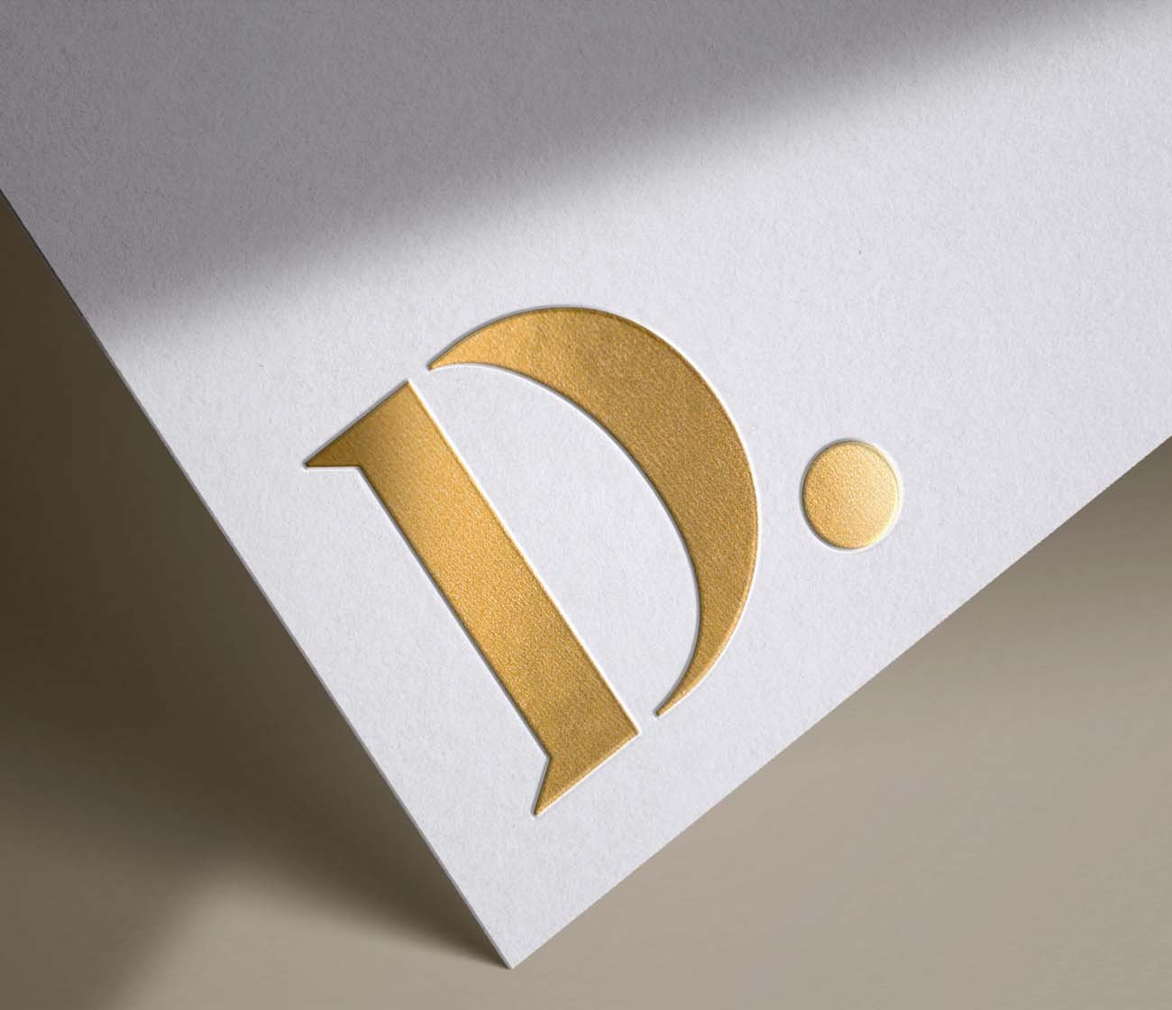 visitekaartjes goudfolie