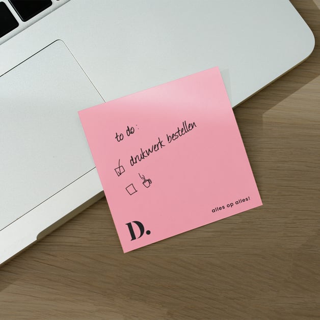 Full color Post-its voor creatieve notities