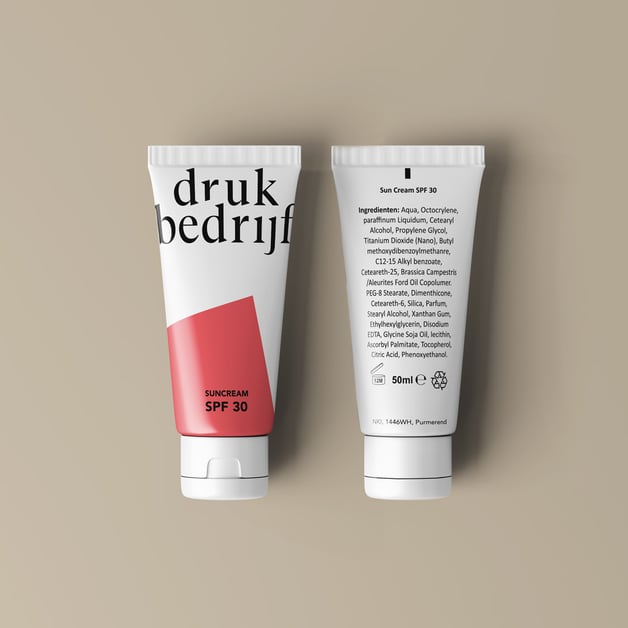 Zonnebrand bedrukken