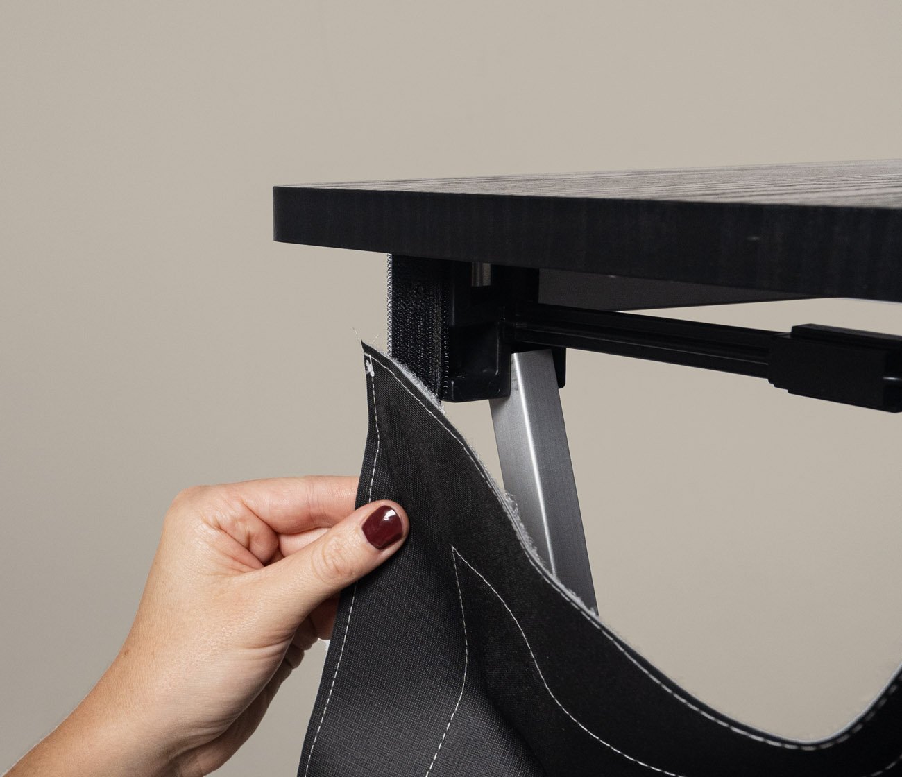 Klittenband tape zwart