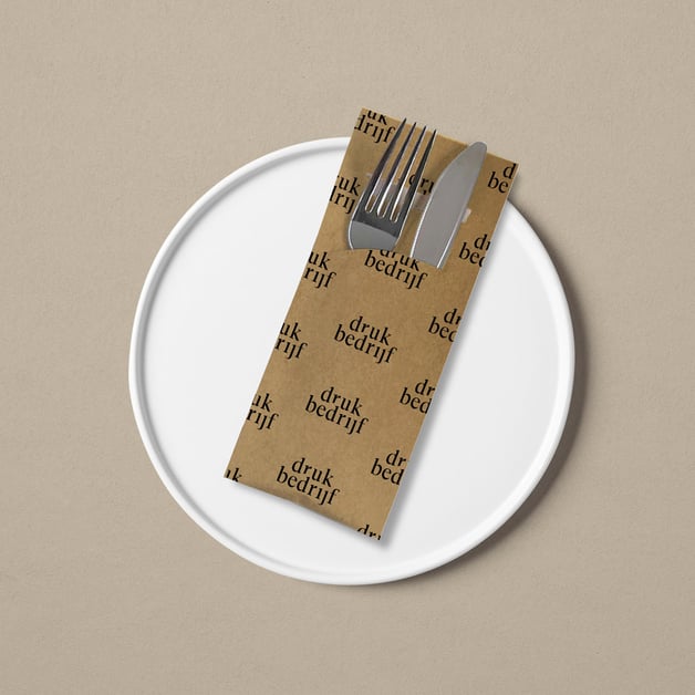 Bedrukte bestekzakjes voor een professionele presentatie