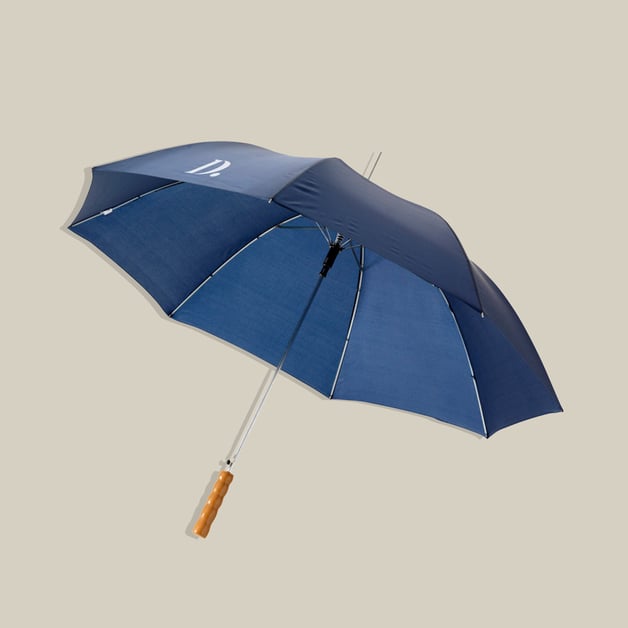 Luxe paraplu voor zakelijke evenementen