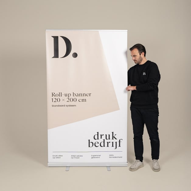 Extra brede roll up banner