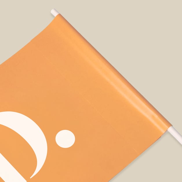 Zwaaivlaggetje met logo