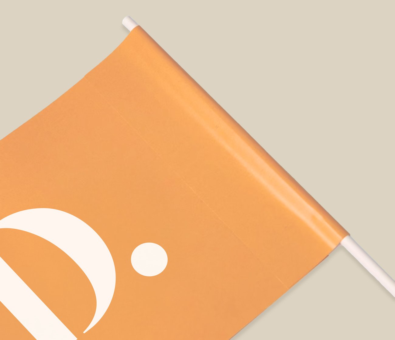 Zwaaivlaggetje met logo