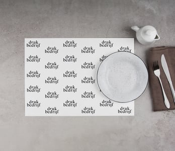 Gepersonaliseerde placemats voor horeca en events