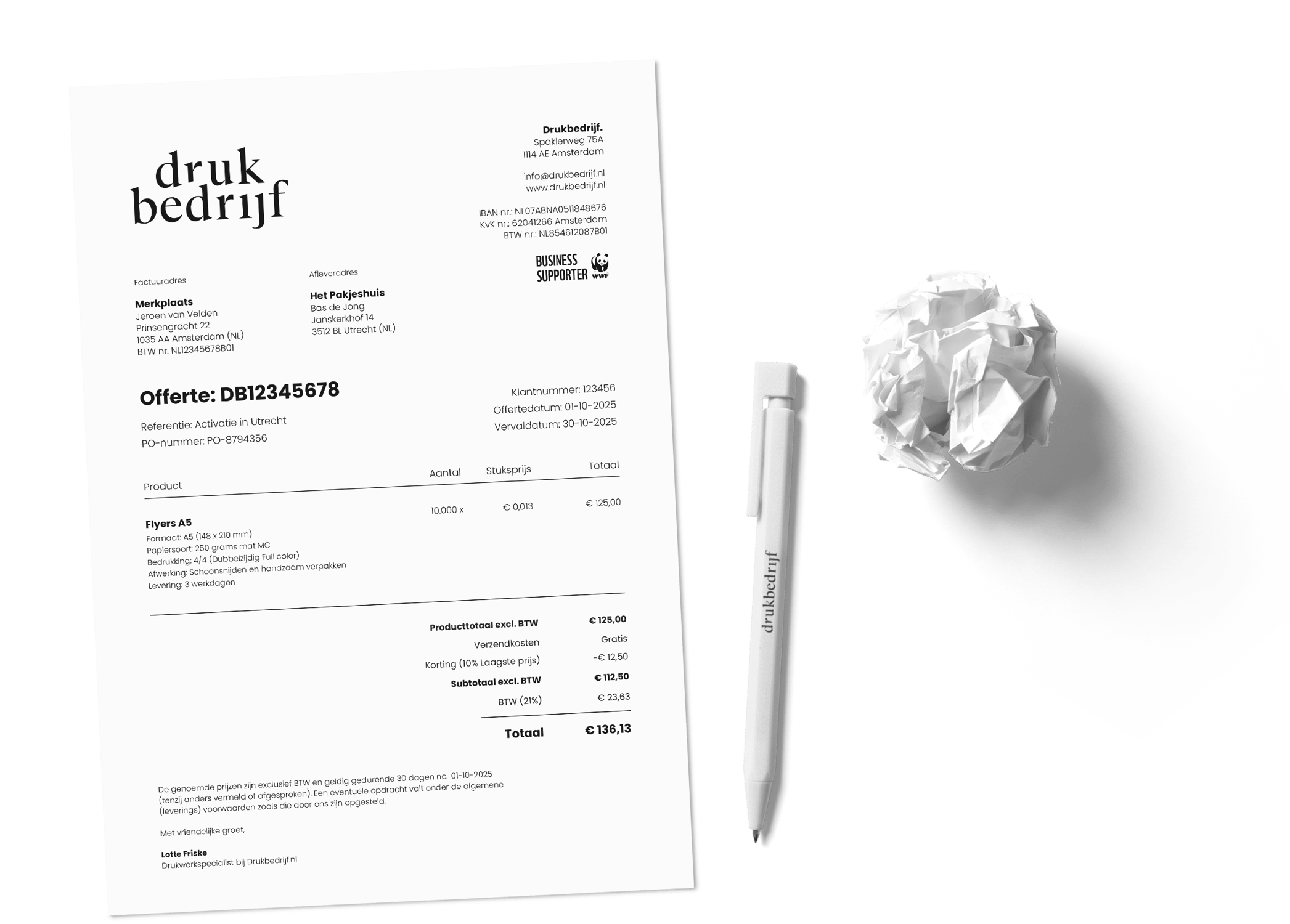 Drukwerk offerte vergelijken