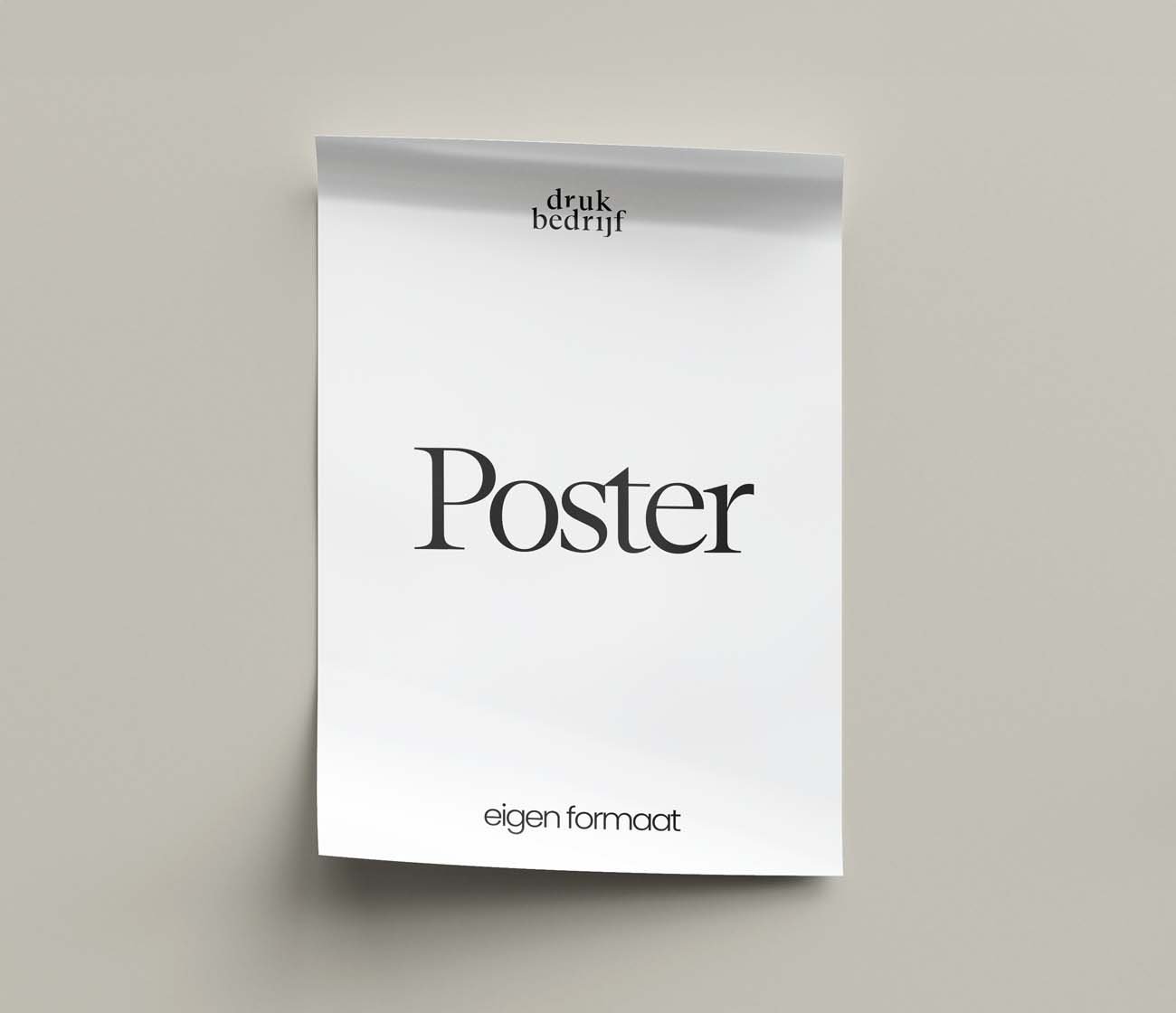 Poster op maat bedrukken