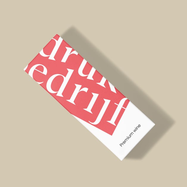 Luxe bedrukte wijndoos voor relatiegeschenken