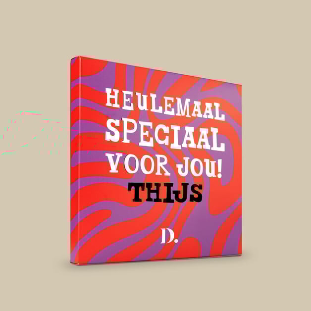 Tony Chocolonely Kadodoos personaliseren