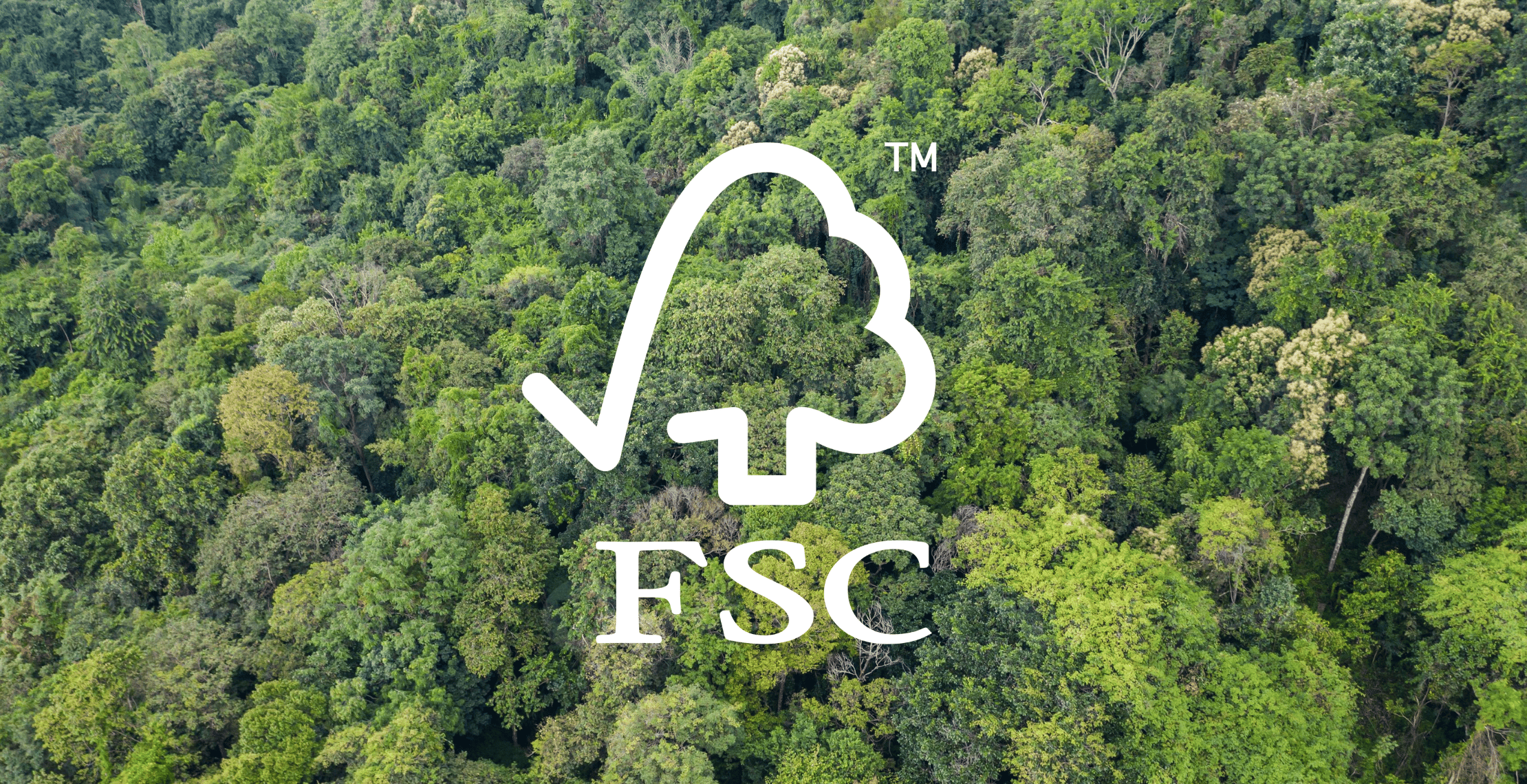 FSC logo staat voor Forest Stewardship Council keurmerk