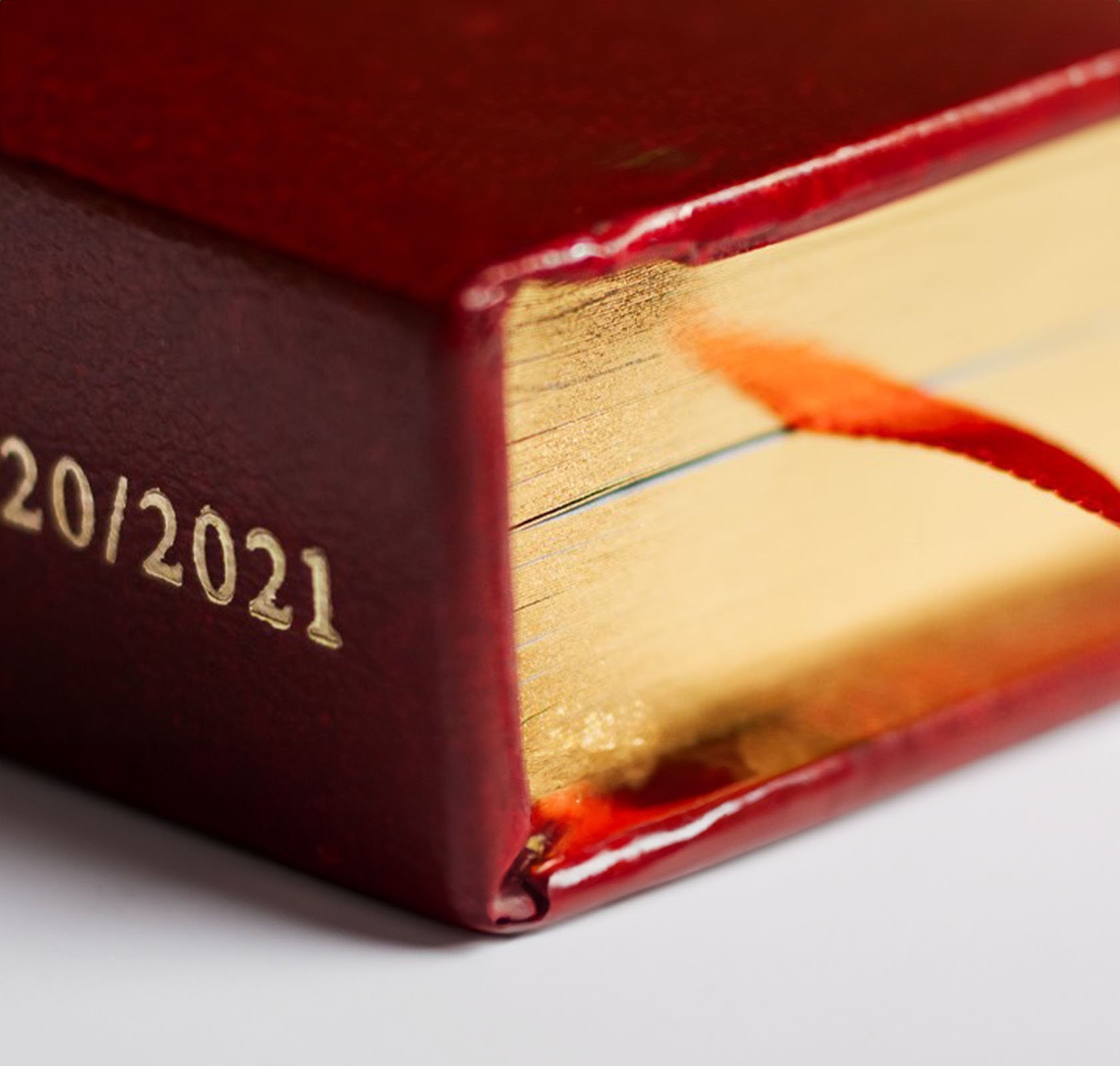 Almanak met leeslint