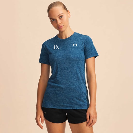 Blauw sport t shirt laten bedrukken