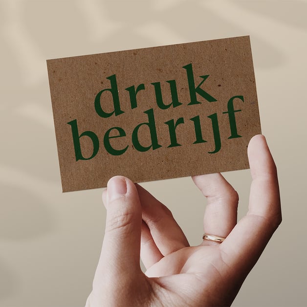 Duurzame kaartjes voor netwerk en events