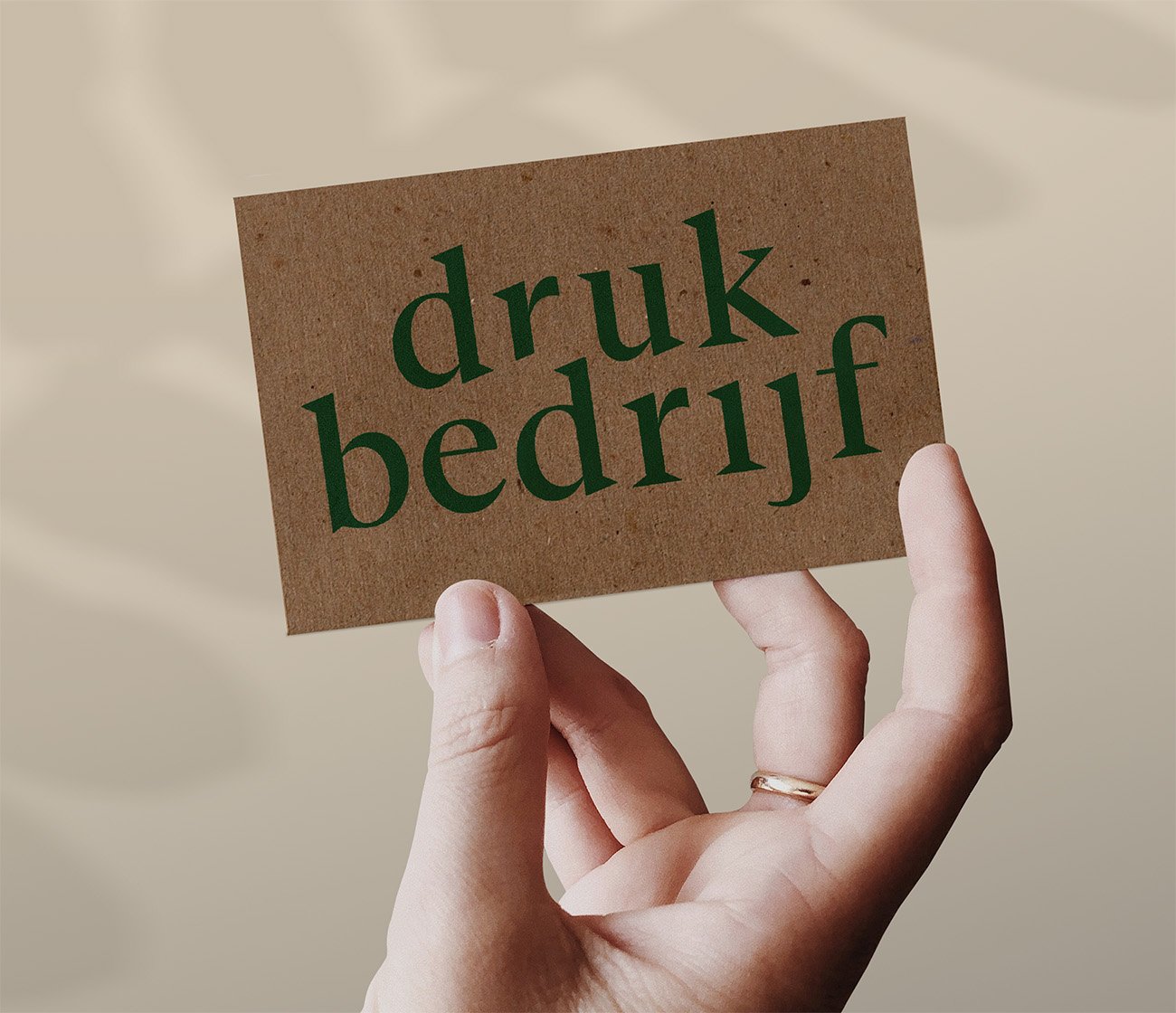 Duurzame kaartjes voor netwerk en events