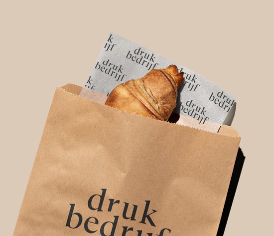 Full color vetvrij papier voor take-away