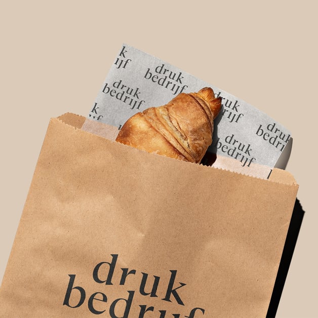 Full color vetvrij papier voor take-away