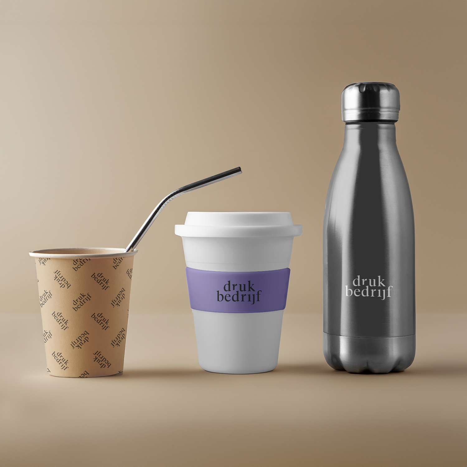 Milieuvriendelijke en herbruikbare drinkbekers bedrukken