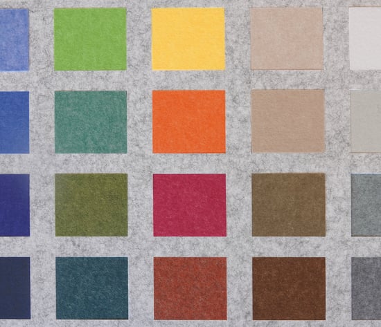 Akoestisch vilt diverse kleuren