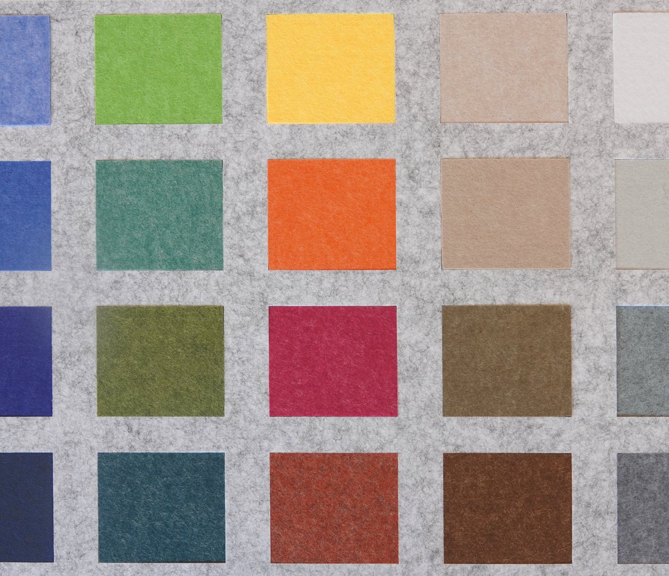 Akoestisch vilt diverse kleuren