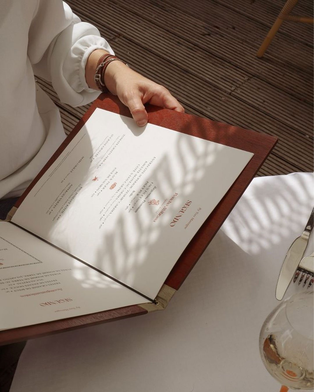 Grote menukaart voor restaurants