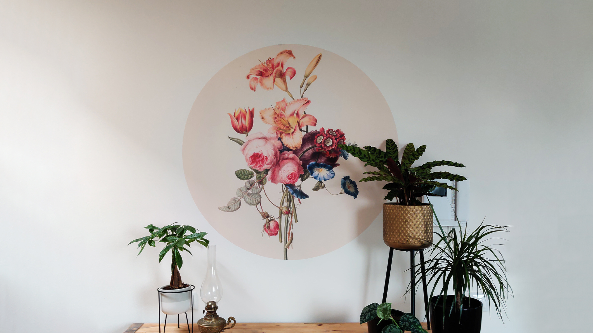 Cirkel behang gebruiken voor je branding