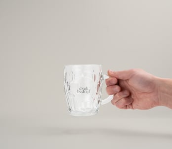 Sterke glazen bierpullen voor tapbier en festivals