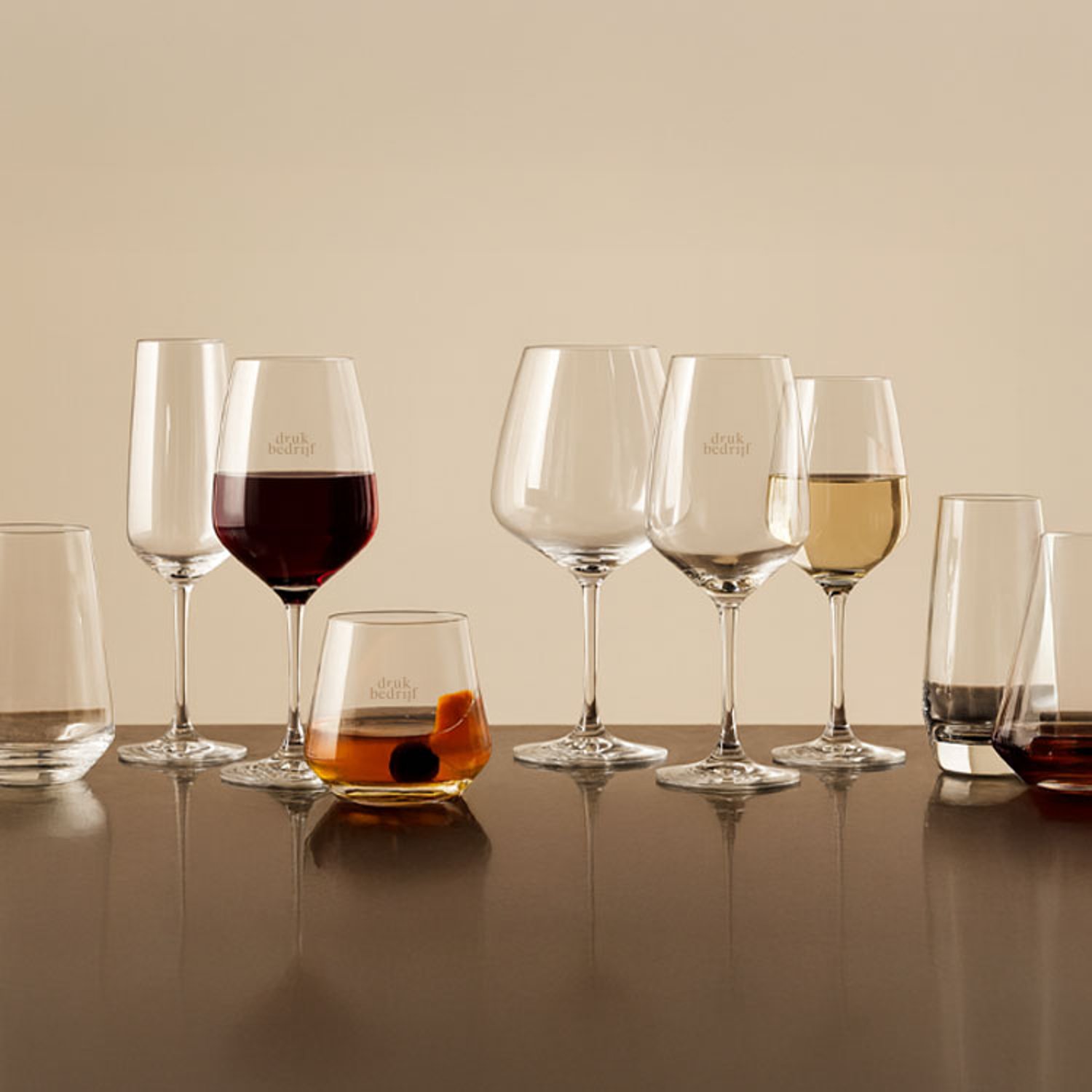 Wijnglazen graveren met eigen logo