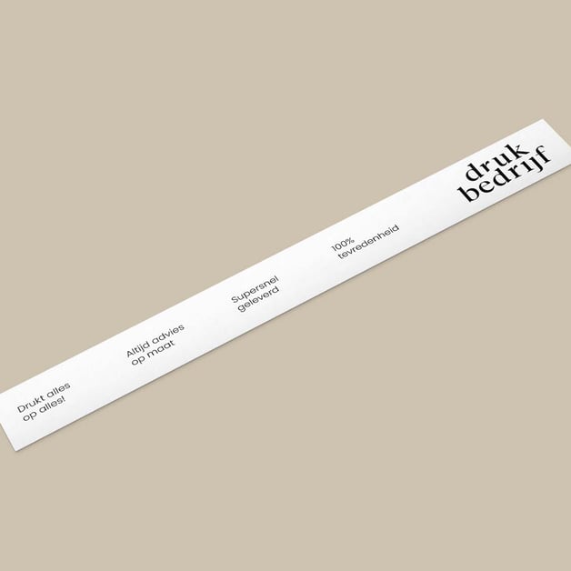 Full color schapstroken voor productpromotie