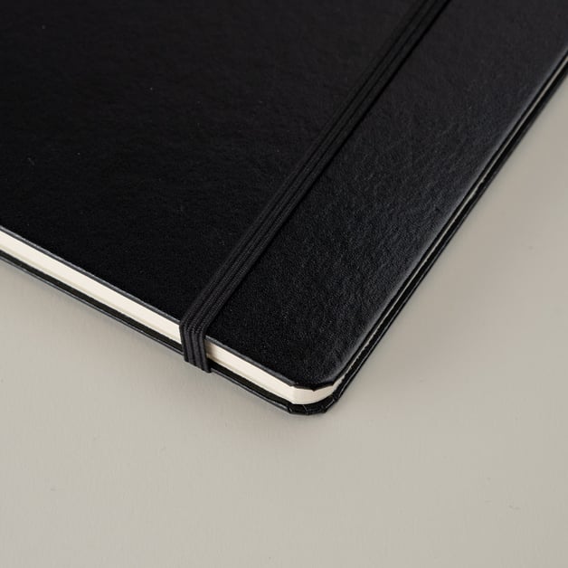 Luxe notitieboek met elastieksluiting