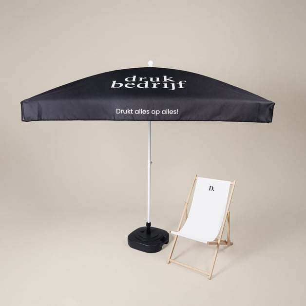 Grote parasol bedrukt