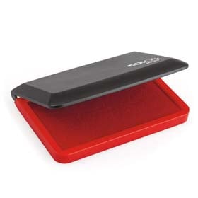 Illustratie Stempelkussen rood