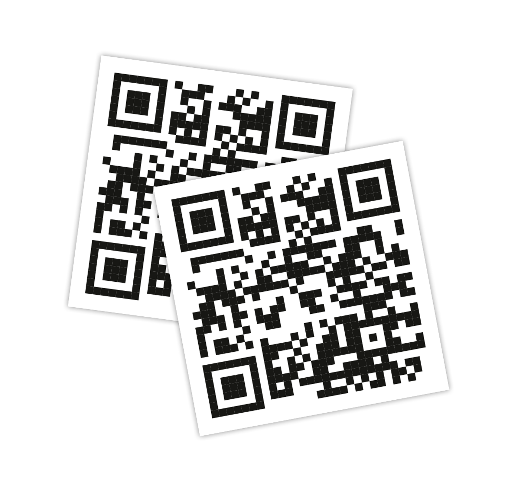 QR code stickers bestellen bij Drukbedrijf