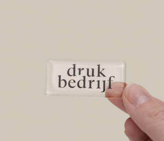 transparante doming stickers