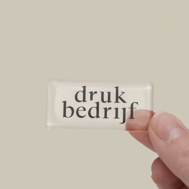 transparante doming stickers