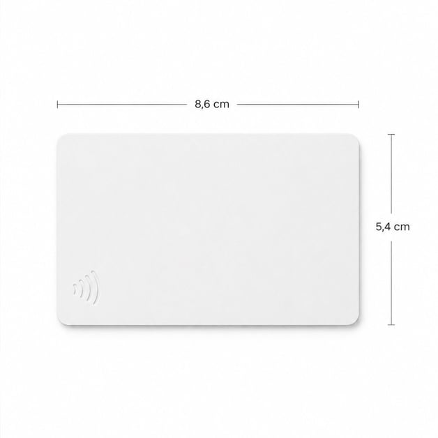 Formaat NFC visitekaartjes