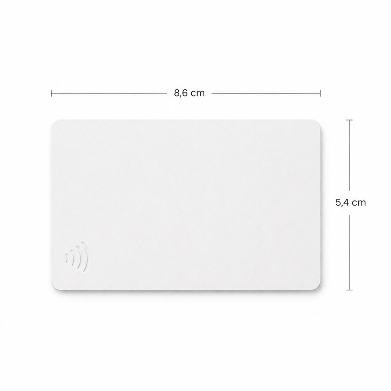 Formaat NFC visitekaartjes