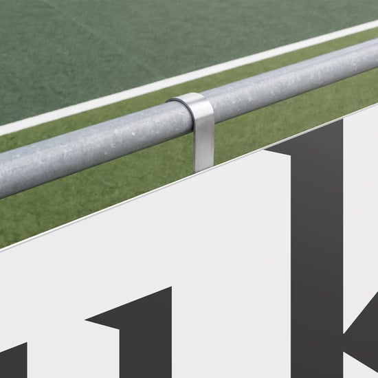 Sponsorbord met logo