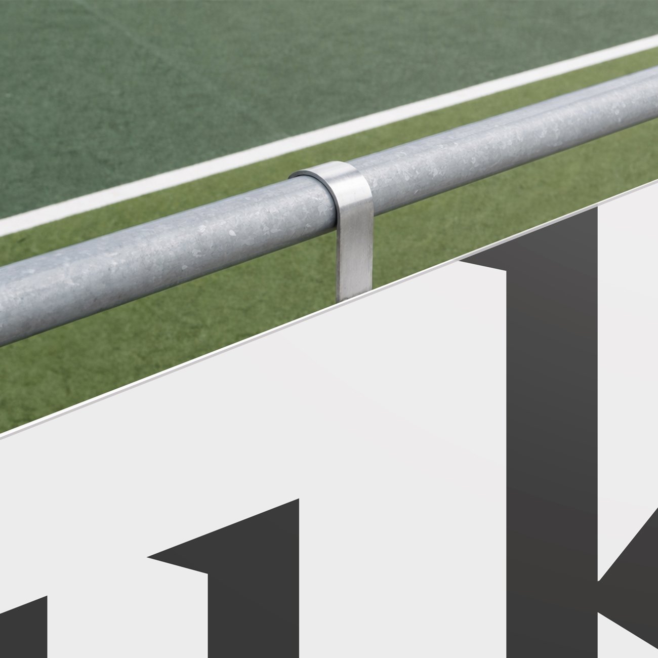 Sponsorbord met logo