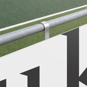 Sponsorbord met logo