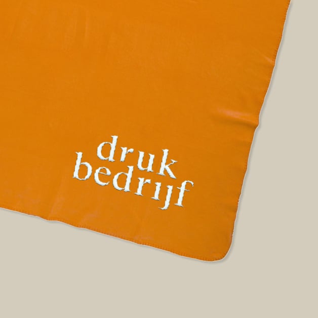 Full color fleecedeken voor promotie en giveaways