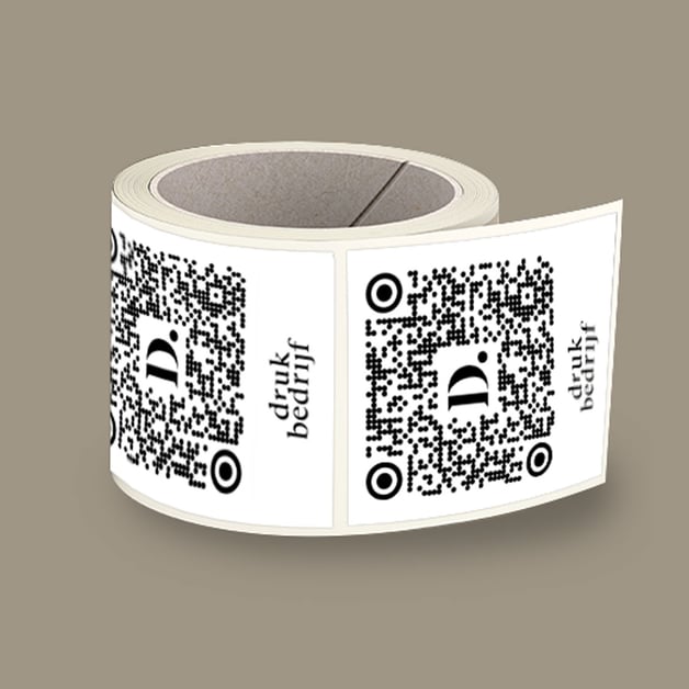 Custom qr code sticker