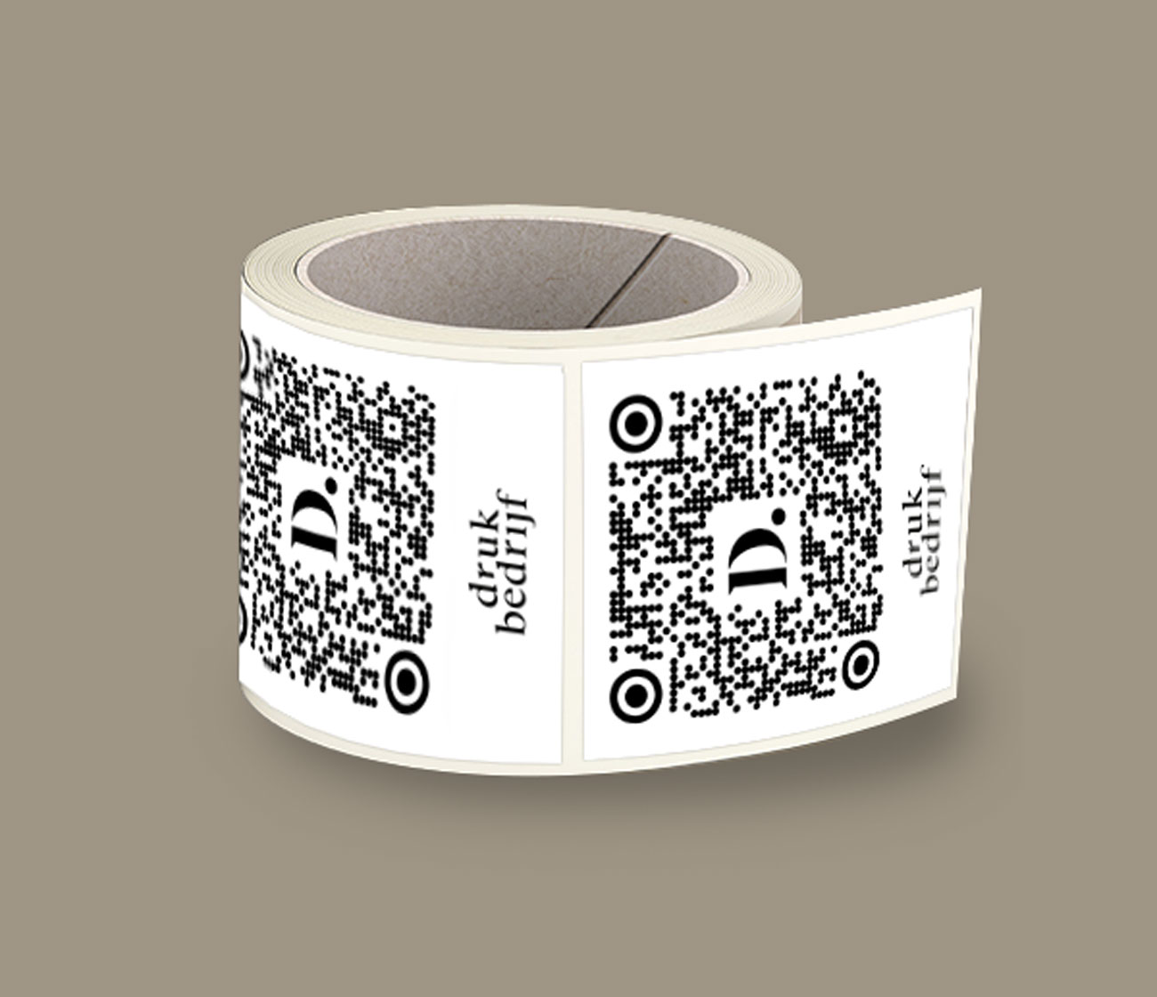 Custom qr code sticker