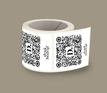 Custom qr code sticker