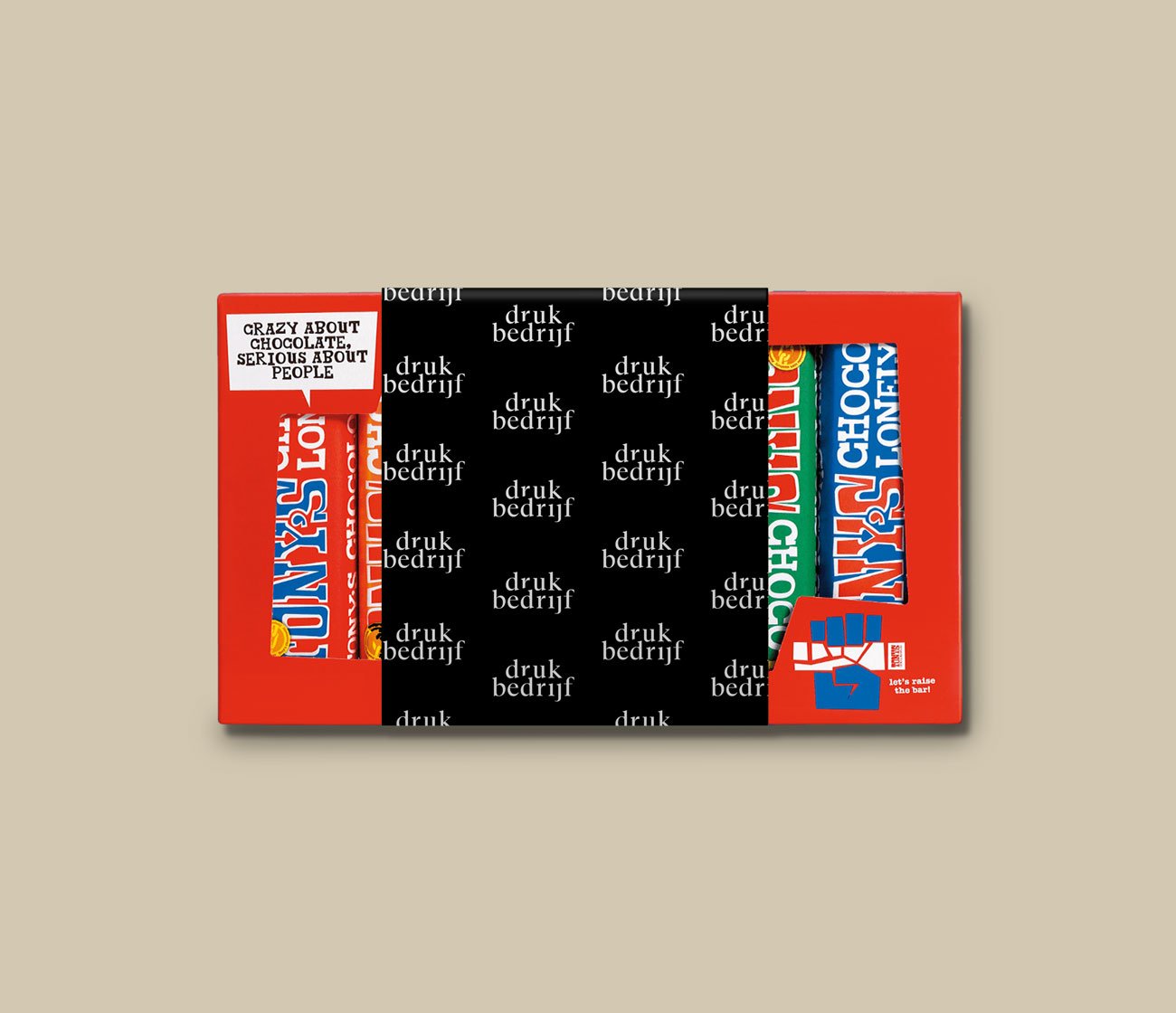 Tony’s Chocolonely proeverijtje bedrukken