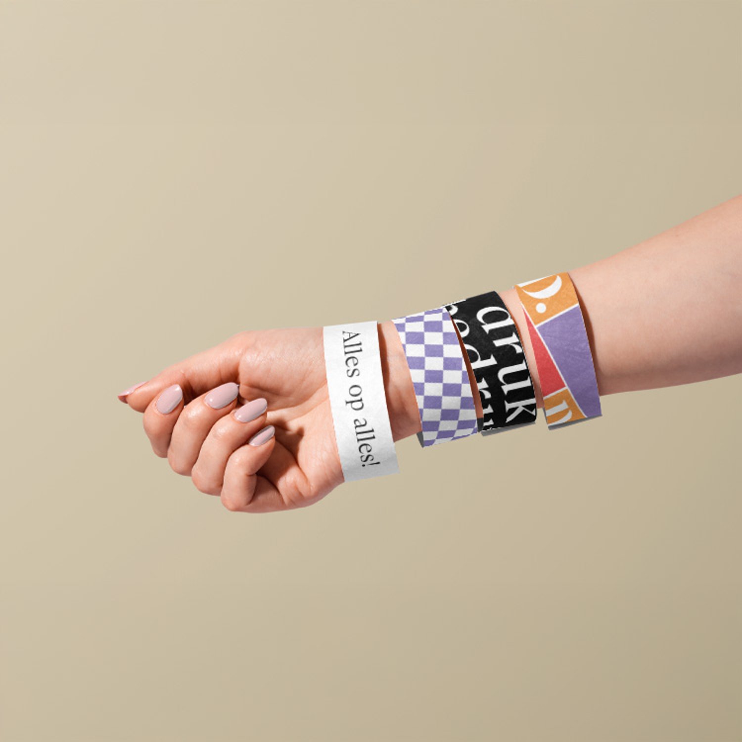 Bedrukte polsbandjes