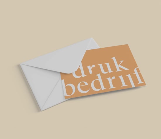 Bedrukte wenskaarten