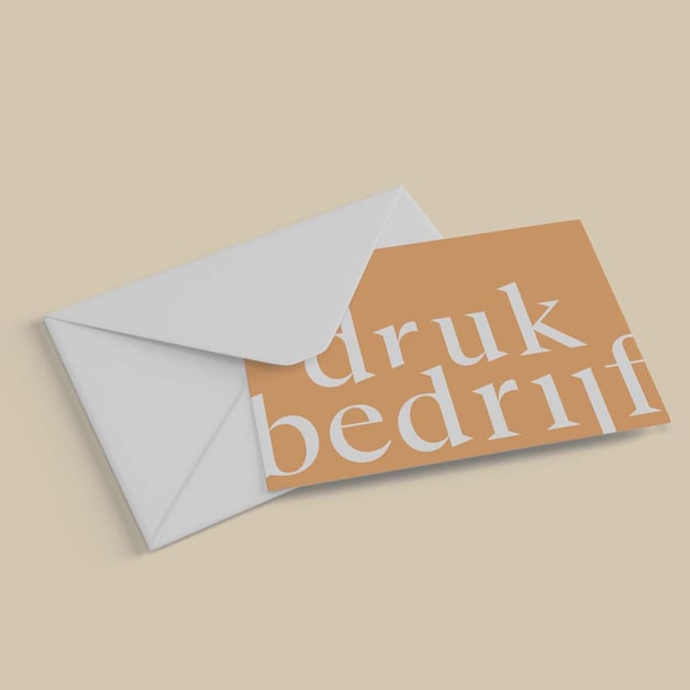 Bedrukte wenskaarten